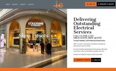 inspireelec.com.au screenshot
