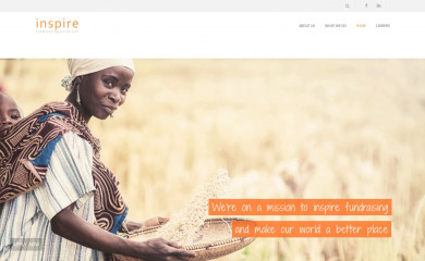 inspirefundraising.com screenshot