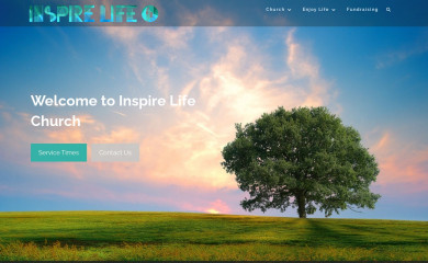 inspirelifechurch.com screenshot