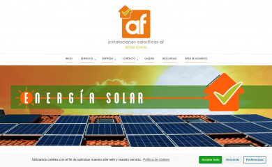 instalacionescalorificasaf.com screenshot