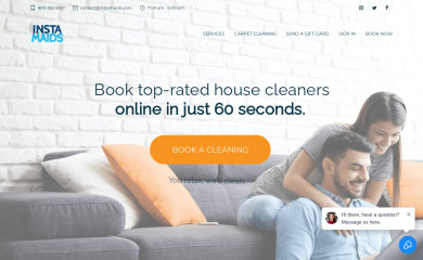 instamaids.com screenshot