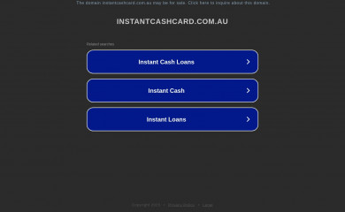 instantcashcard.com.au screenshot