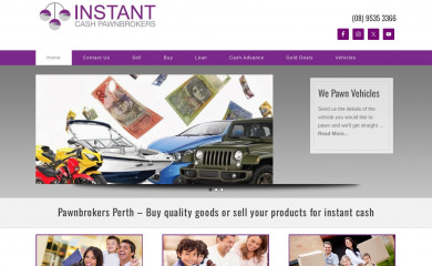 instantcashpawnbrokers.com.au screenshot