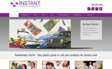 instantcashpawnbrokers.com.au screenshot