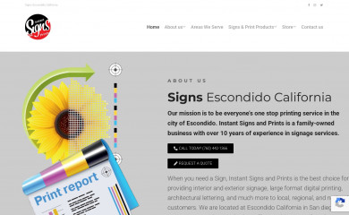 instantsignsandprints.com screenshot