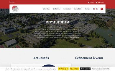 institut-seism.fr screenshot