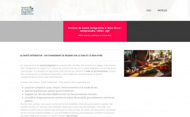 institutdesanteintegrative.com screenshot