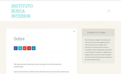 institutobuscainterior.com.br screenshot