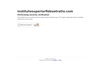 institutosuperiorfidesetratio.com screenshot