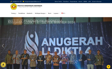 institutpendidikan.ac.id screenshot