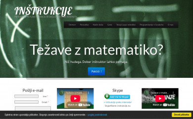 instrukcije.eu screenshot