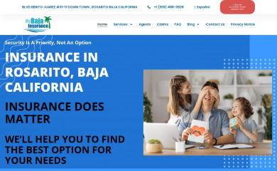 insuranceinbaja.com screenshot
