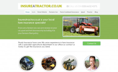 insureatractor.co.uk screenshot