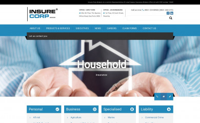 insurecorp.co.za screenshot