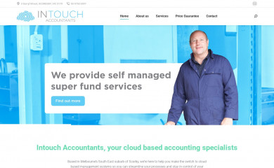 intouchacc.com.au screenshot