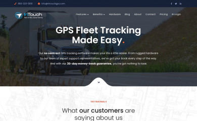 intouchgps.com screenshot