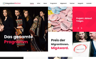integrationswochen.at screenshot