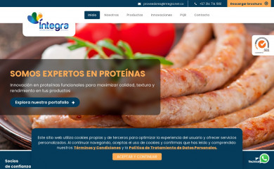 integrasolucionesalimentarias.com screenshot