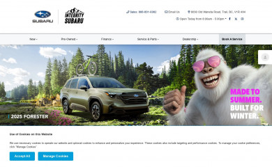 integritysubaru.ca screenshot