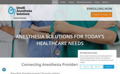 intellianesthesiasolutions.com screenshot