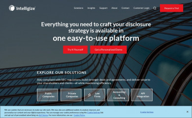 intelligize.com screenshot