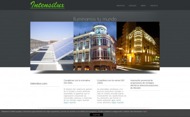 intensilux.com screenshot