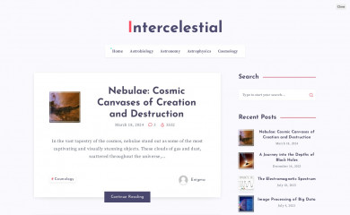 intercelestial.com screenshot