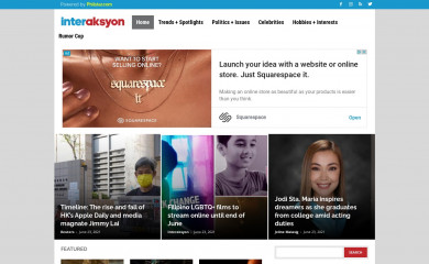 http://interaksyon.com screenshot