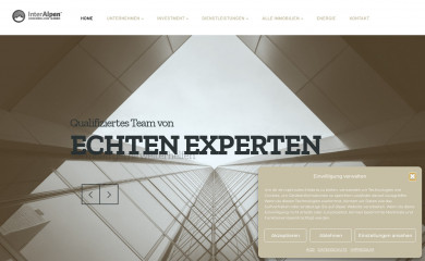 interalpen-immobilien.com screenshot