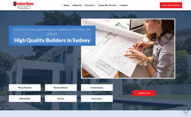 interlinebuilders.com.au screenshot