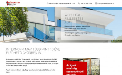 internormstudio.hu screenshot