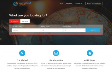 international-schools.org screenshot