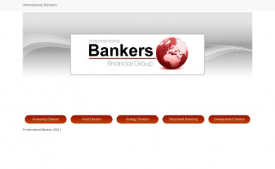 internationalbankers.com screenshot