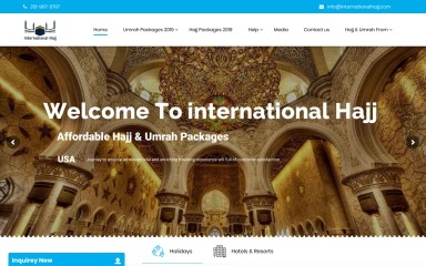 internationalhajj.com screenshot
