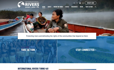 internationalrivers.org screenshot