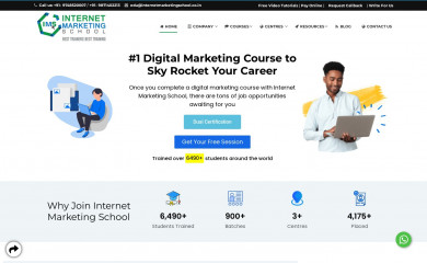 internetmarketingschool.co.in screenshot