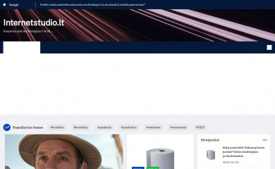 internetstudio.lt screenshot