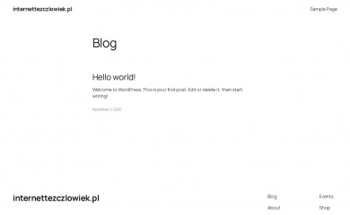internettezczlowiek.pl screenshot