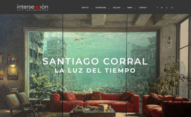 interseccionart.com screenshot