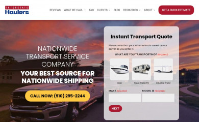 interstatehaulers.com screenshot