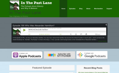 inthepastlane.com screenshot