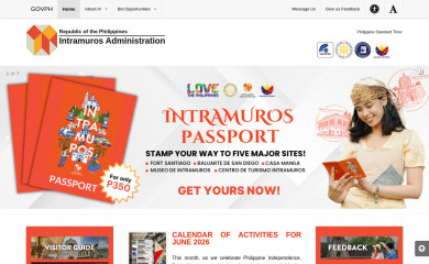 intramuros.gov.ph screenshot