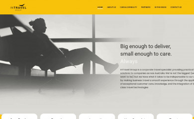 intravelgroup.com.au screenshot