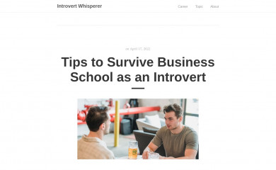 introvertwhisperer.com screenshot