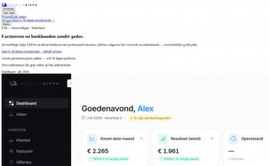invoicehippo.nl screenshot