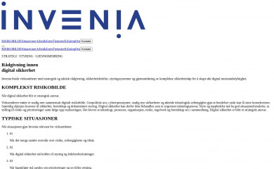 invenia.no screenshot