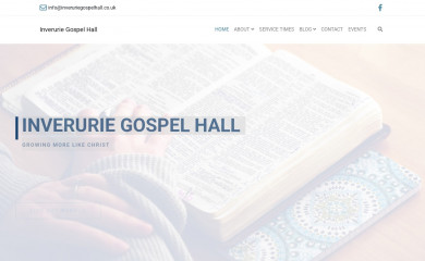 inveruriegospelhall.co.uk screenshot