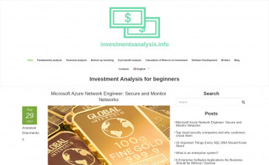 investmentsanalysis.info screenshot