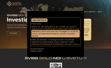 investicionozlato.com screenshot