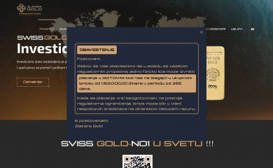 investicionozlato.com screenshot